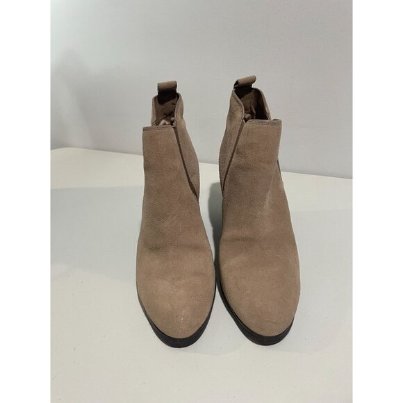 Michael Kors Womens Suede Ankle Booties Size 6.5M Tan - Picture 12 of 12